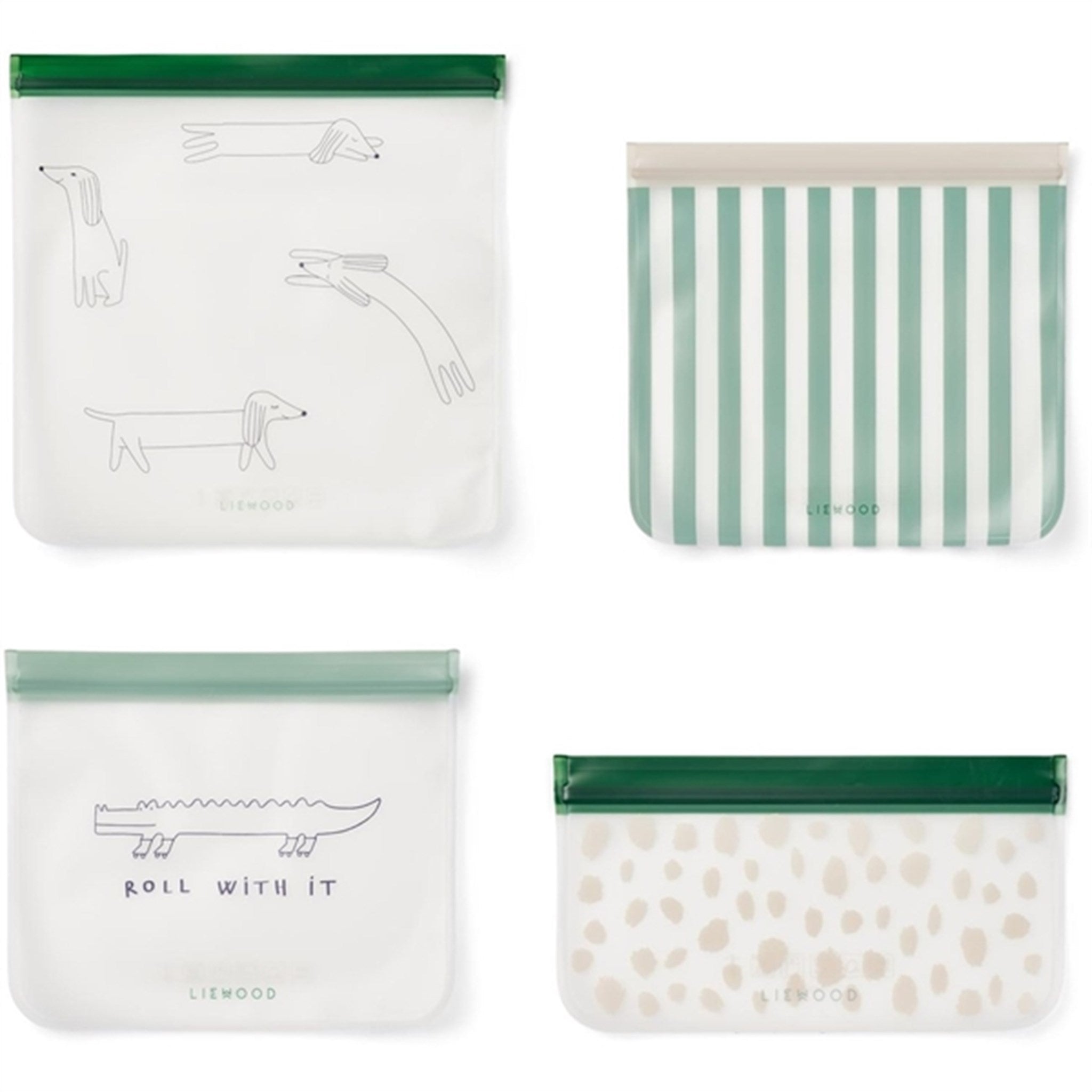 Clive Rejsetaske 4 Pak - Peppermint Multi Mix fra Liewood