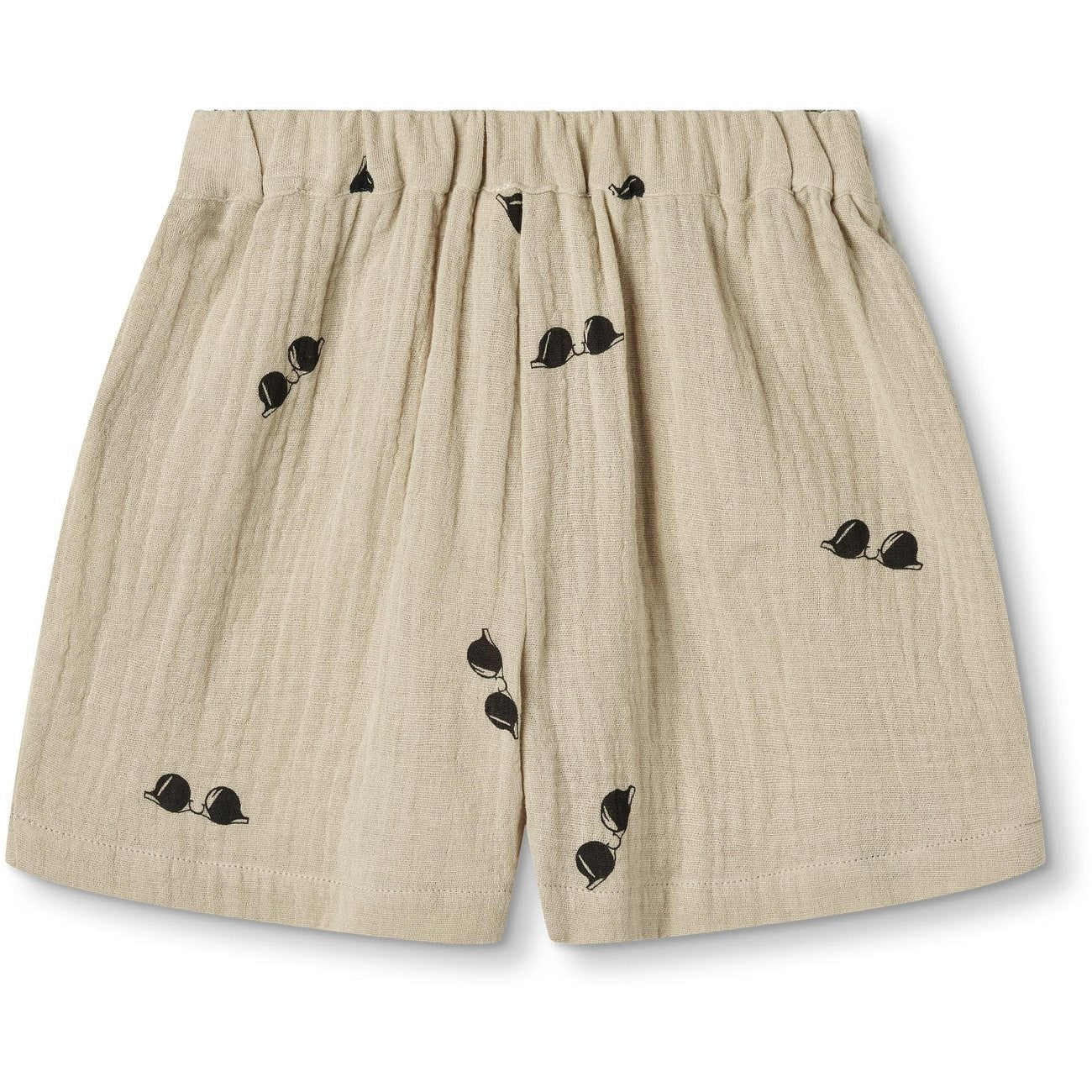 Humus Aop Hello Shorts - Bløde musselin shorts til børn