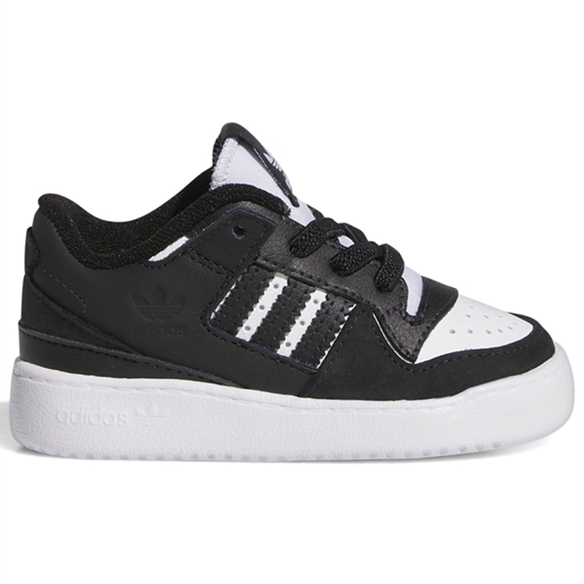 Adidas Forum Low Sneakers i Sort og Hvid - Basketball Stil