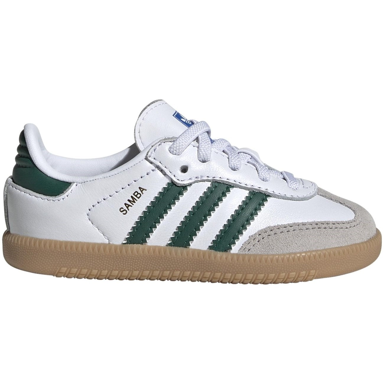 Adidas Samba El I Sneakers - Cloud White & Collegiate Green