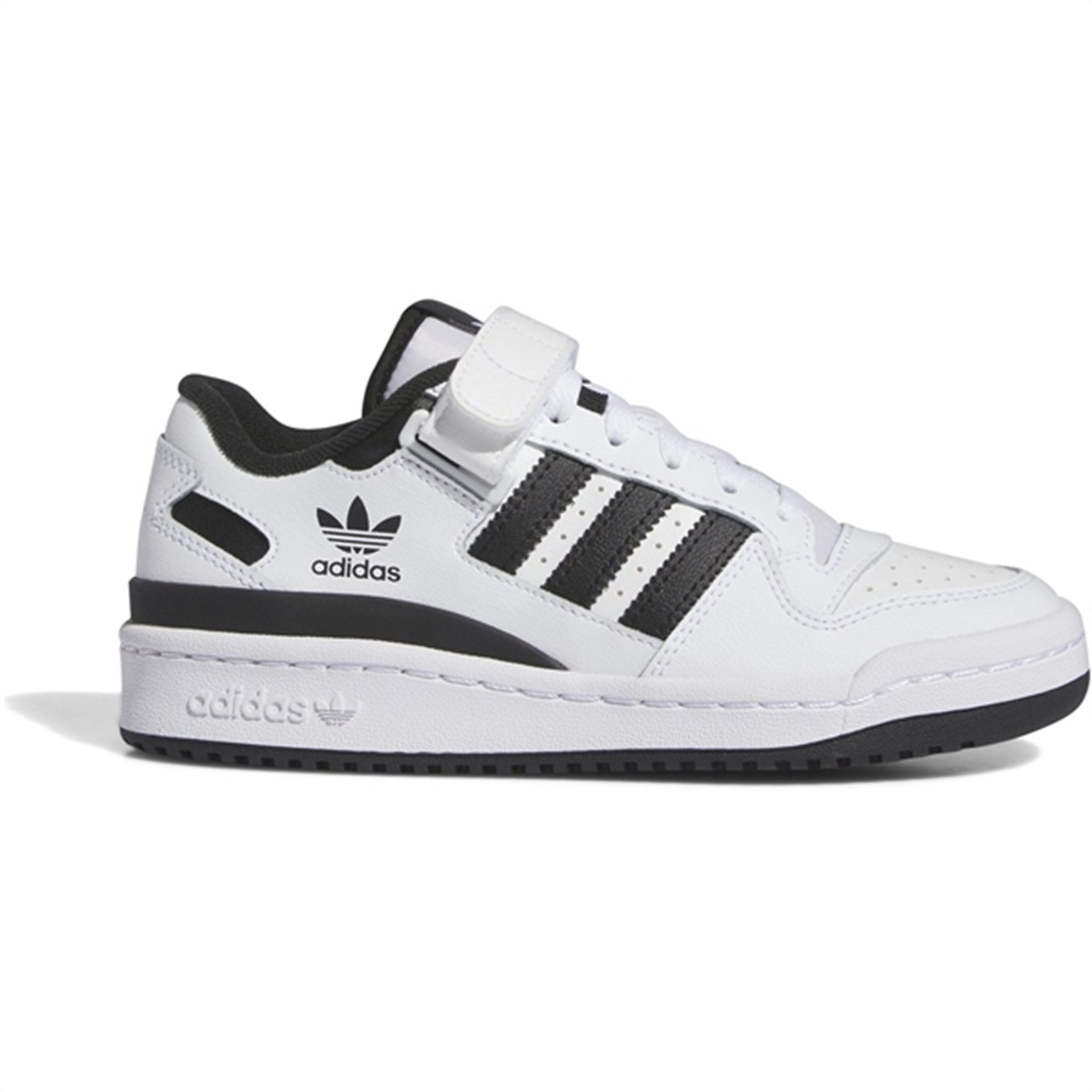 Adidas Basketball Forum Low C Junior Sneakers - Hvid/Sort