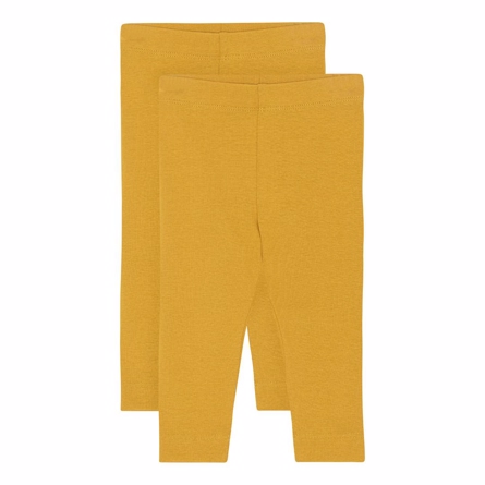2 Pak Leggings Karry Gul fra Birkholm