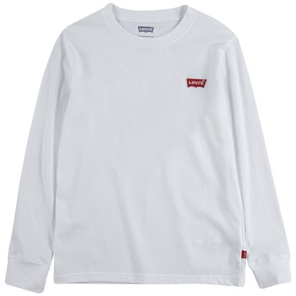 Batwing Chesthit Bluse - Hvid Langærmet til Dreng