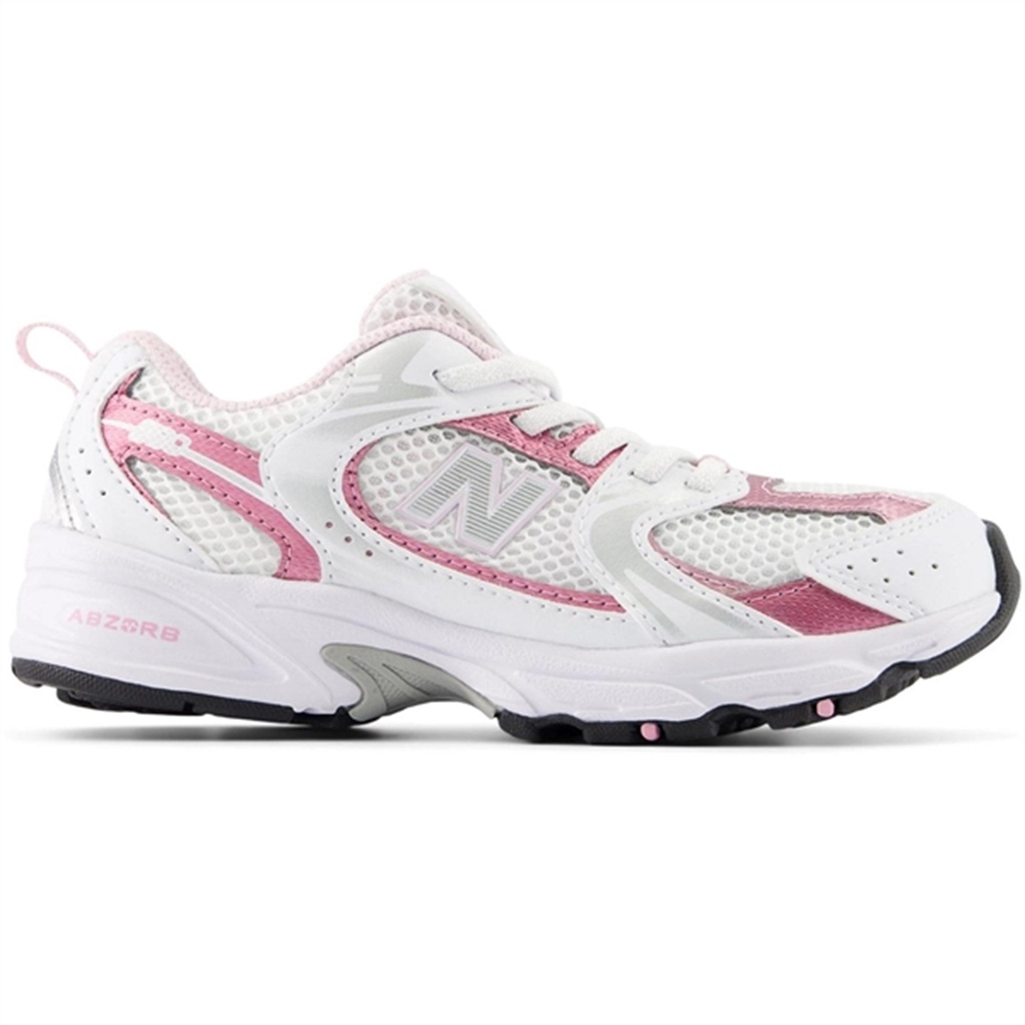 530 Kids Bungee Lace Sneakers White   Str. 18,5 fra New Balance