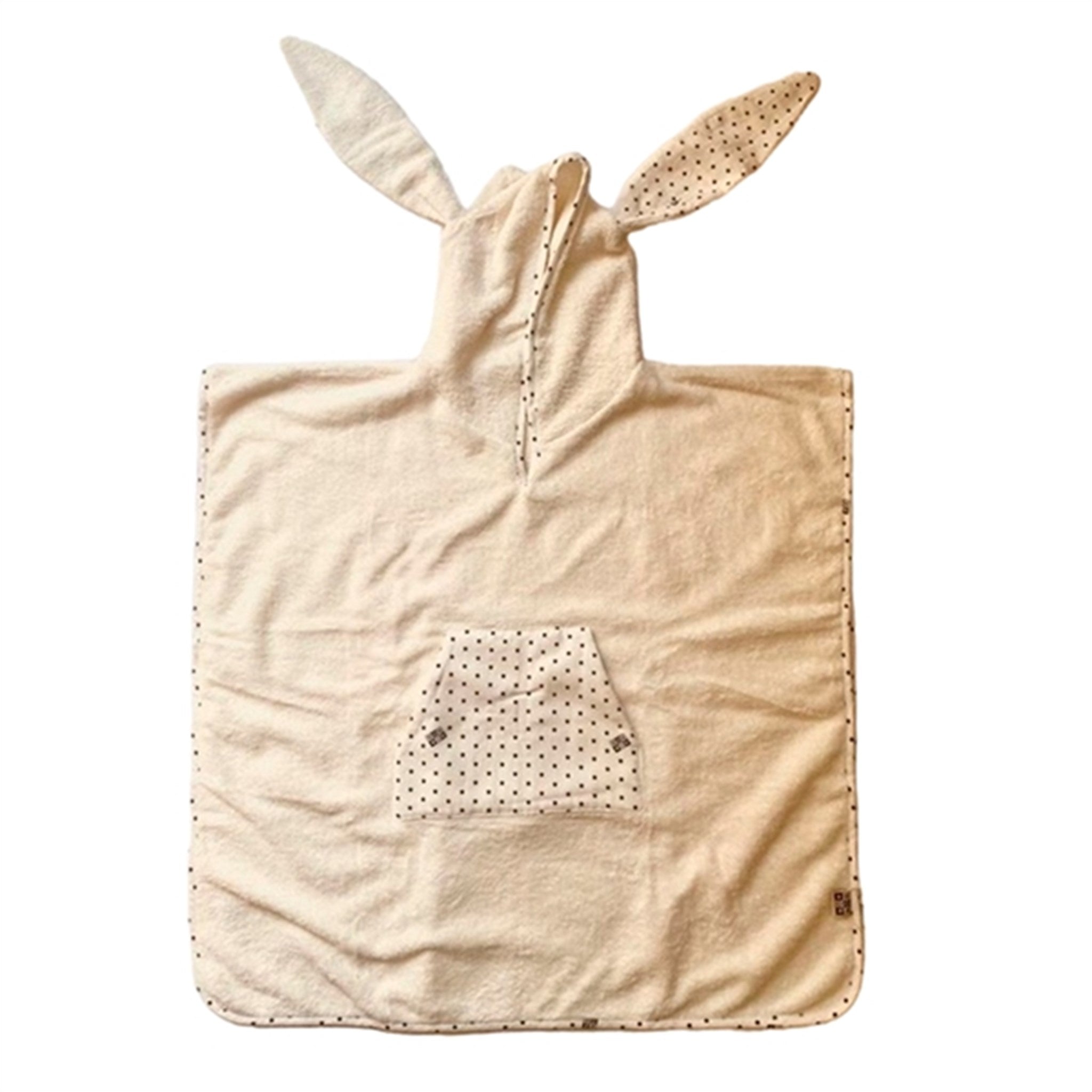 Creme Kanin Badeponcho fra Bonton - Perfekt til Badet!