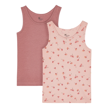 2 Pak Tanktops Blomsterstilke fra Birkholm