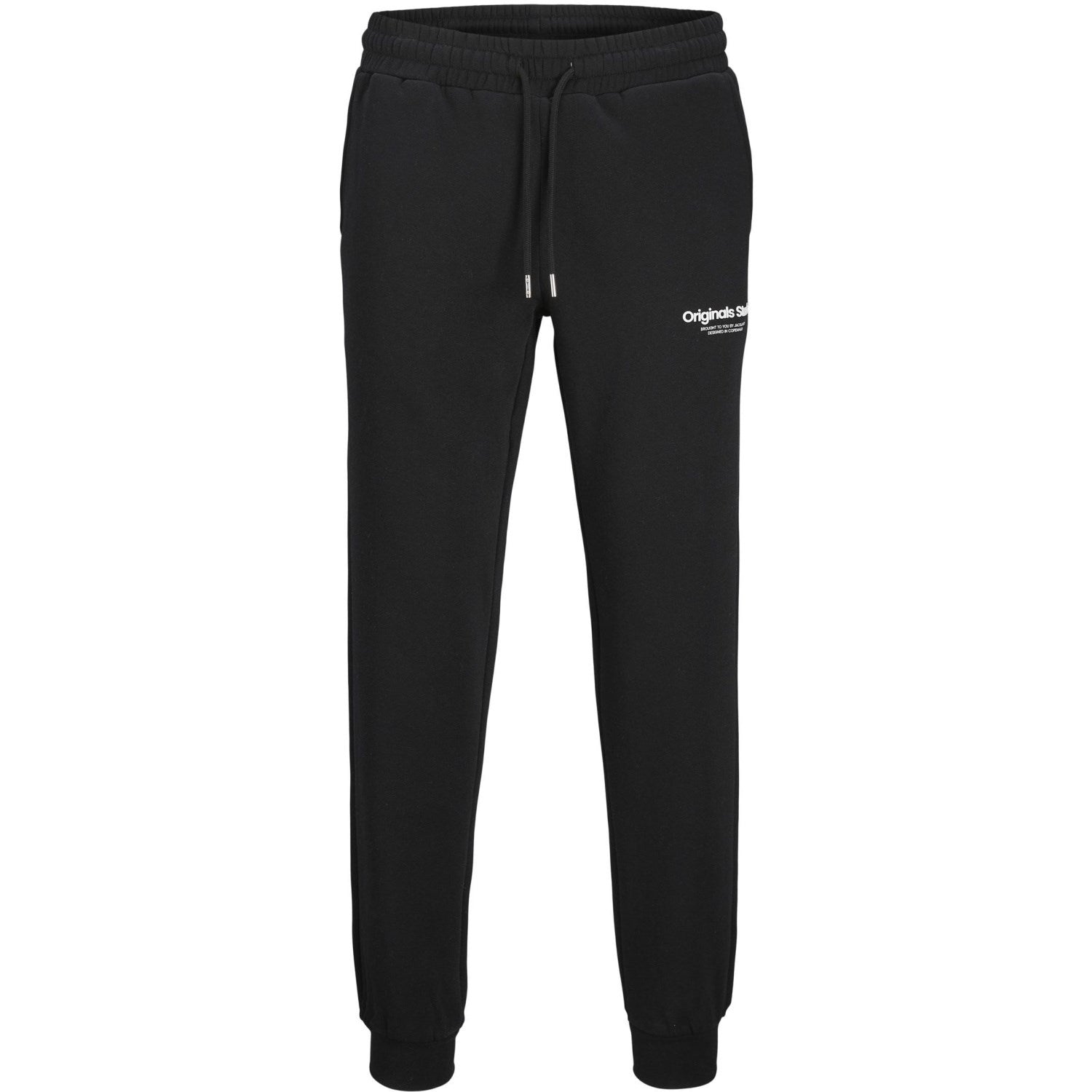 Black Gordon Vesterbro Cuffed Sweatpants Noos   Str. 128 fra Jack & Jones Junior