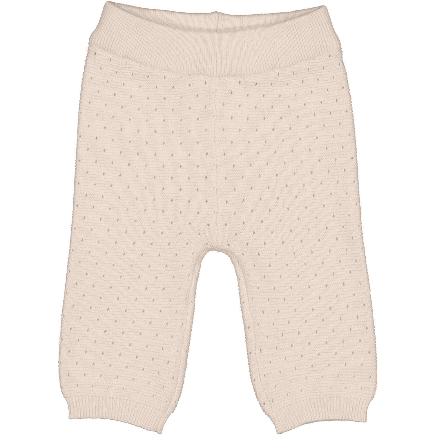 New Born Cotton Knit Links Links Sand Castle Pira Strik Bukser   Str. 0 Mdr 50 fra Marmar