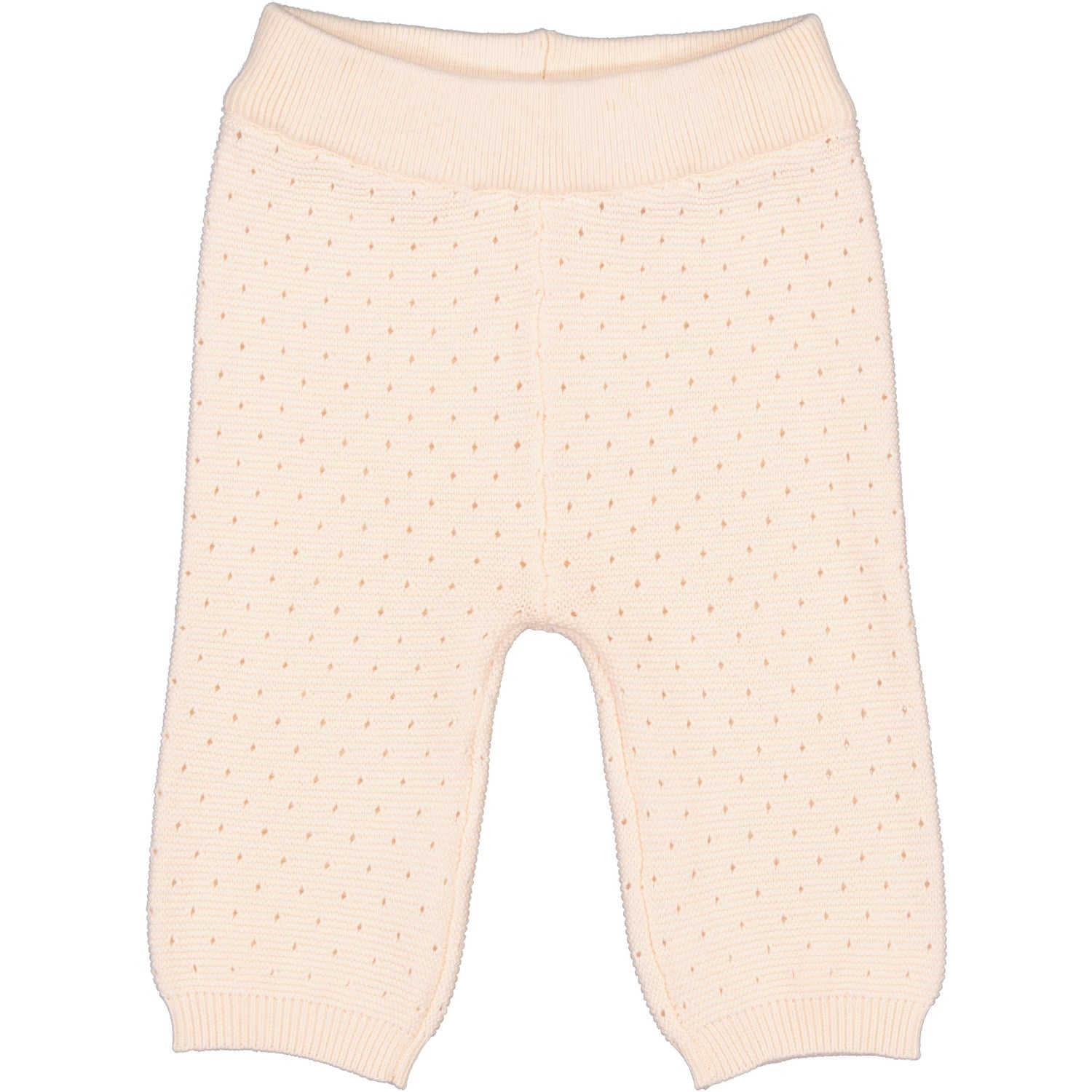 New Born Cotton Knit Links Links Soft Rosa Pira Strik Bukser   Str. 0 Mdr 50 fra Marmar