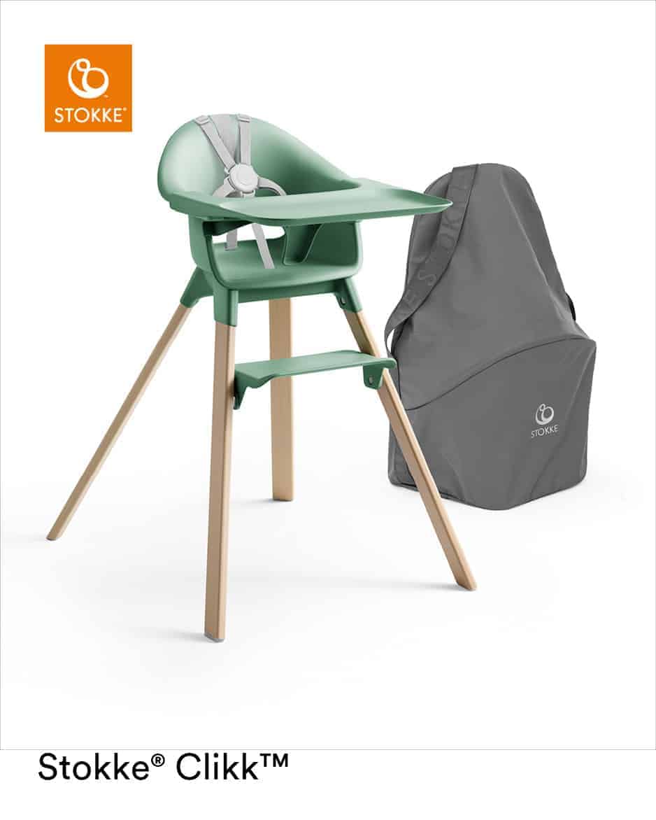 Clikk Stol Inkl. Rejsetaske   Clover Green fra Stokke