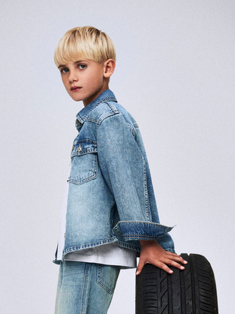 Denim Skjorte Jonas Vintage Medium Blue fra Name It