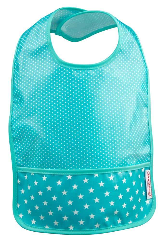 Easy Wipe Bib Turquoise fra Bambino