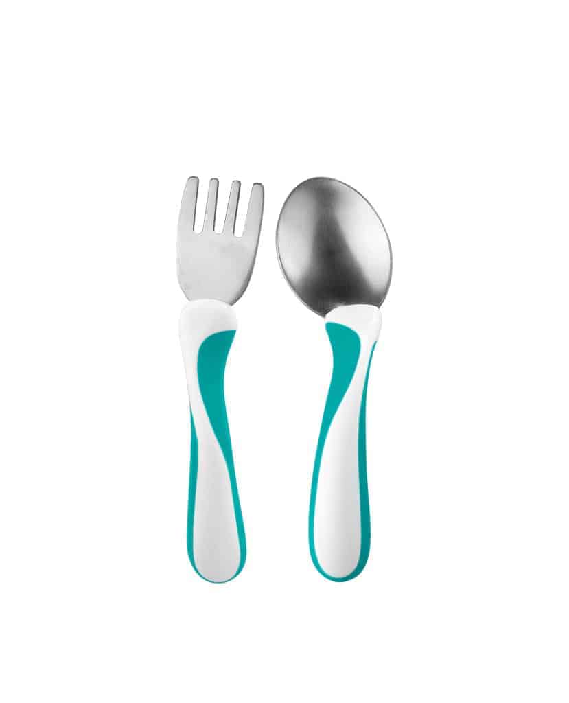 My First Fork & Spoon   Turkis fra Bambino