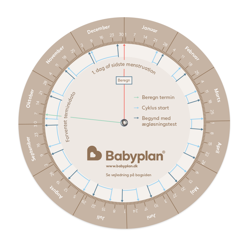 Babyplan terminsberegner og ægløsningstest beregner