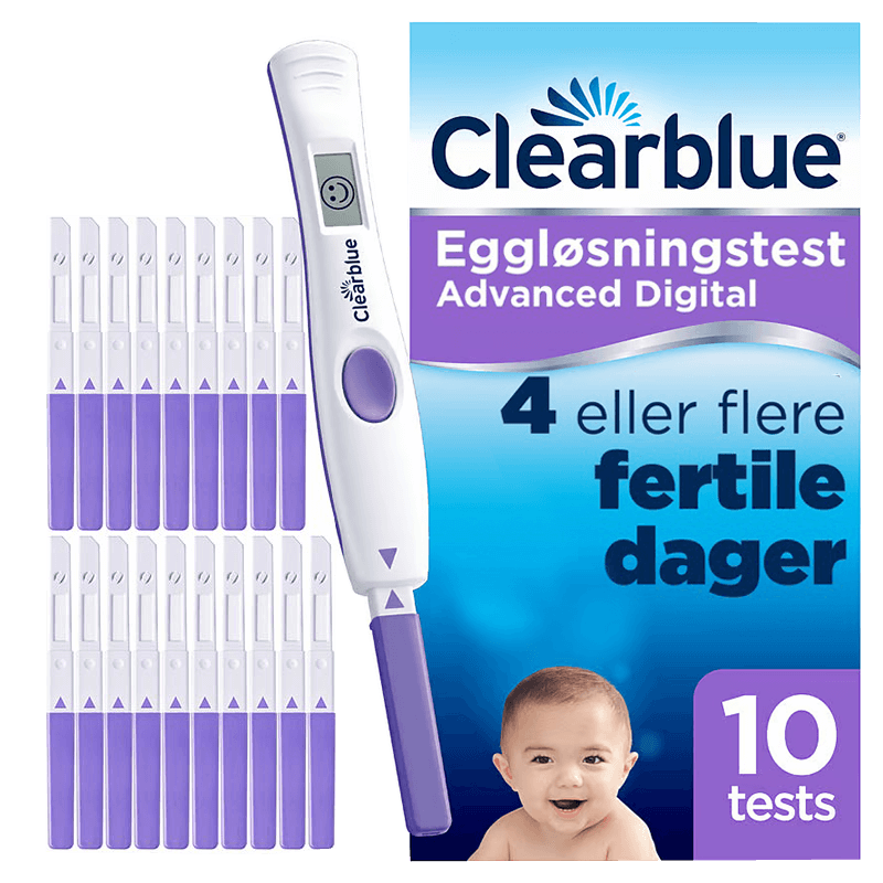 Clearblue Advanced Digital Ægløsningstest 10 stk