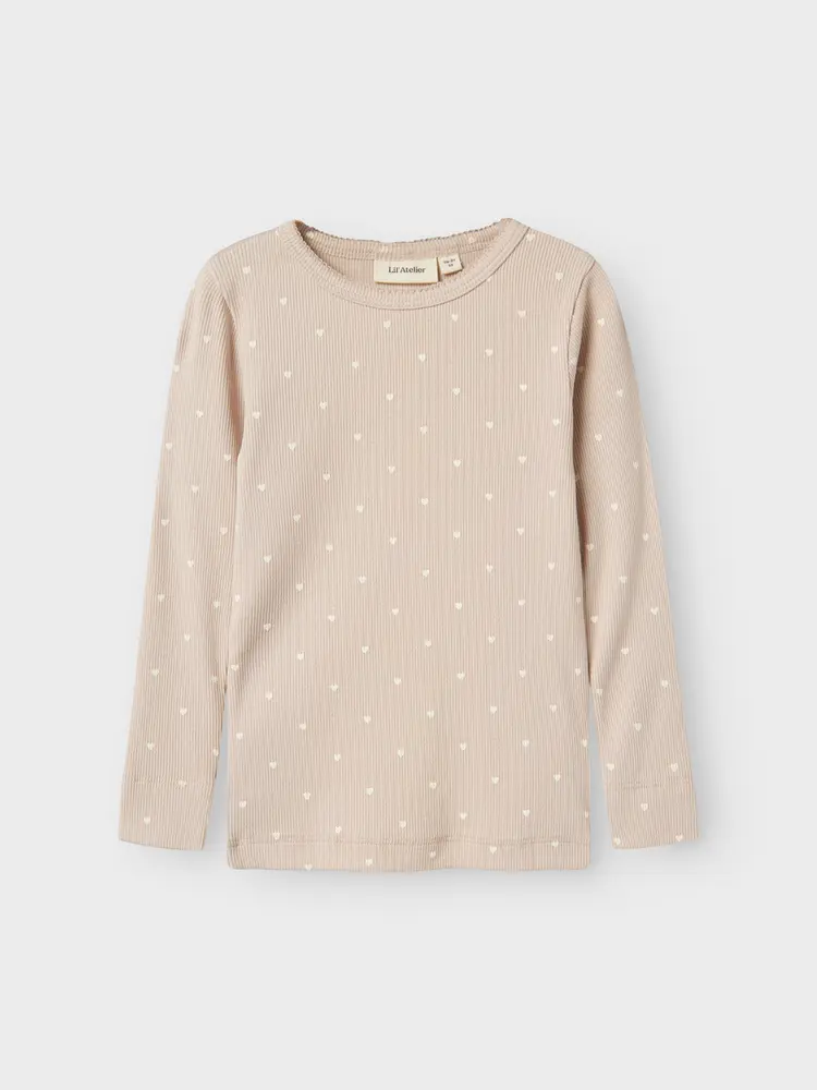 Gago langærmet slim top noos - GRAY MORNING - 92