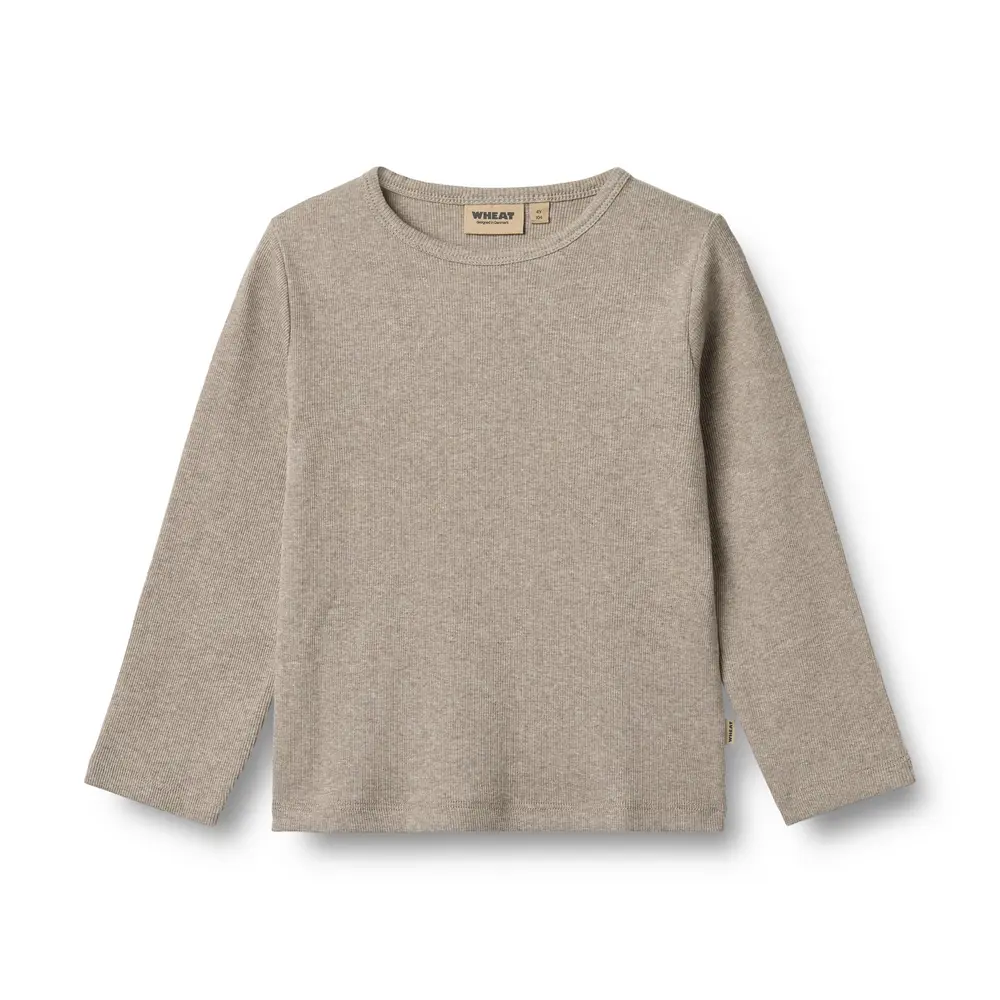 Langærmet Rib T-Shirt Milo - 72 - 104