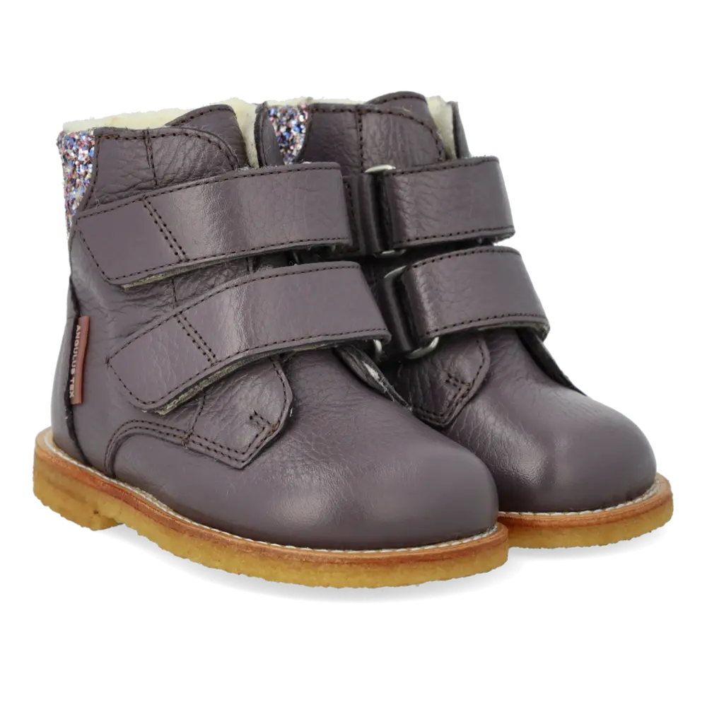 Begynder TEX-støvle med glitter og velcro - 4314 - 24