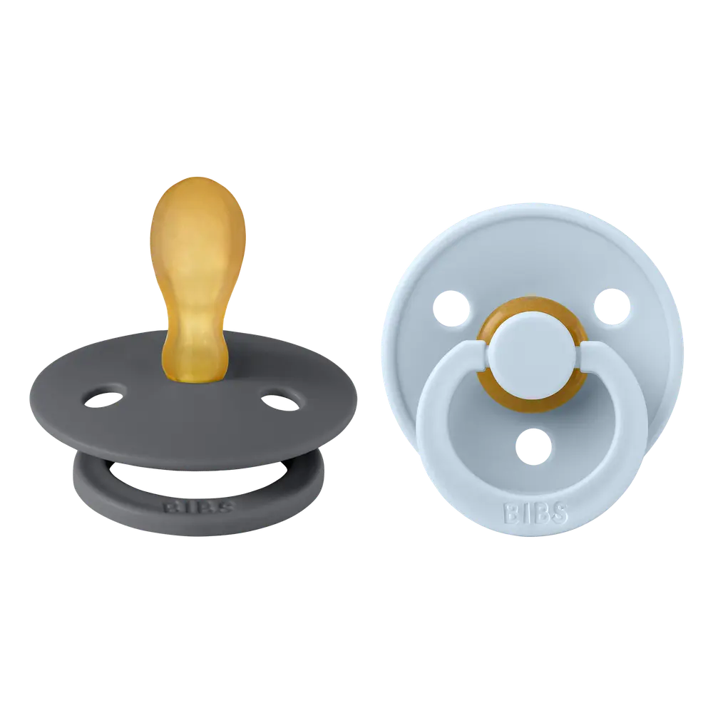 2 pk. Colour Latex Size 2 Symmetric Iron/Baby Blue