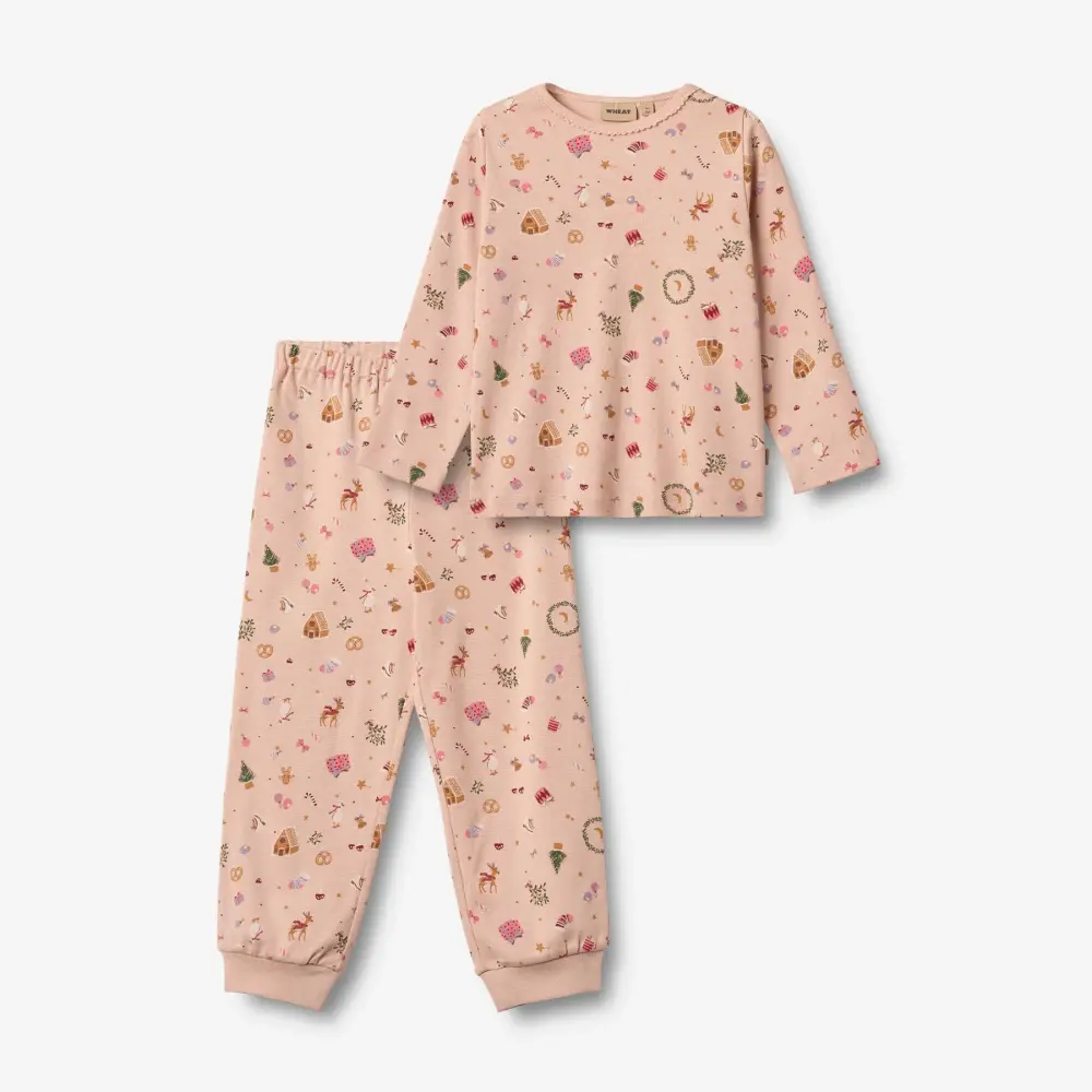Mila Picoting Nattøj - Rose Dust Holiday - 92/2 ÅR