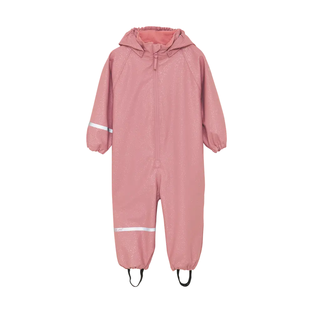 Regndragt m. Glitter Print - Nostalgia Rose - 100