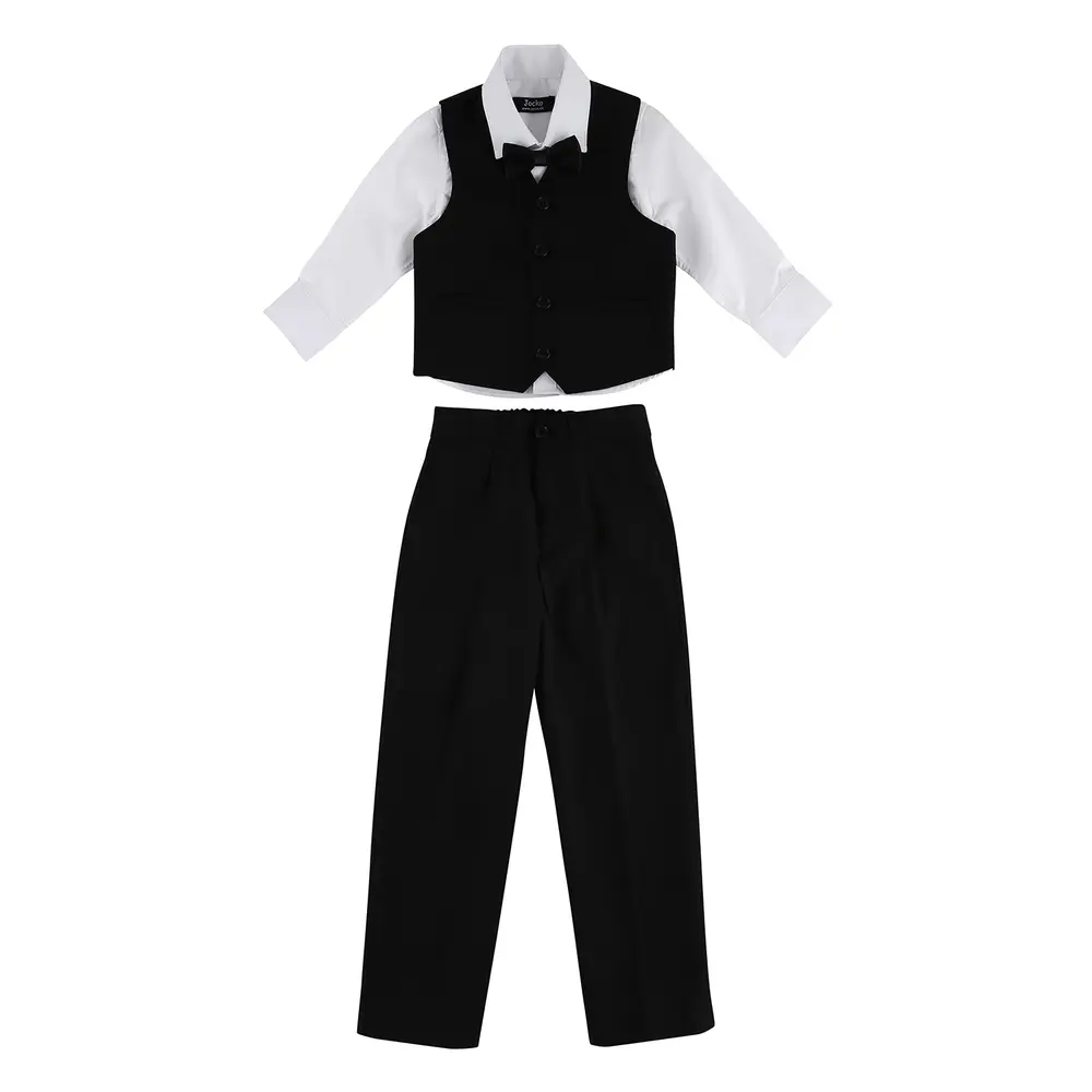 4 Delt Festsæt  - Sort/Hvid -    86