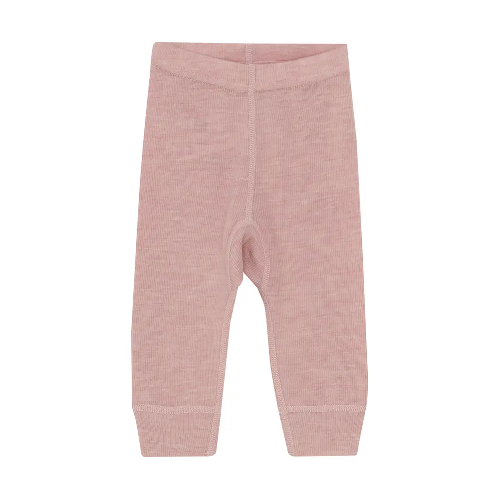 Uld leggings - solid - Starling Melange - 60