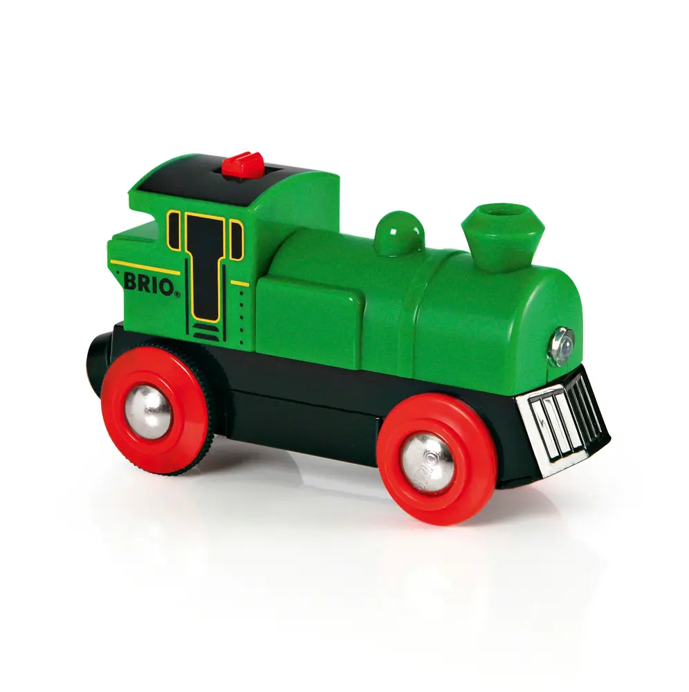 33595 Batteridrevet tovejs lokomotiv, grønt/sort
