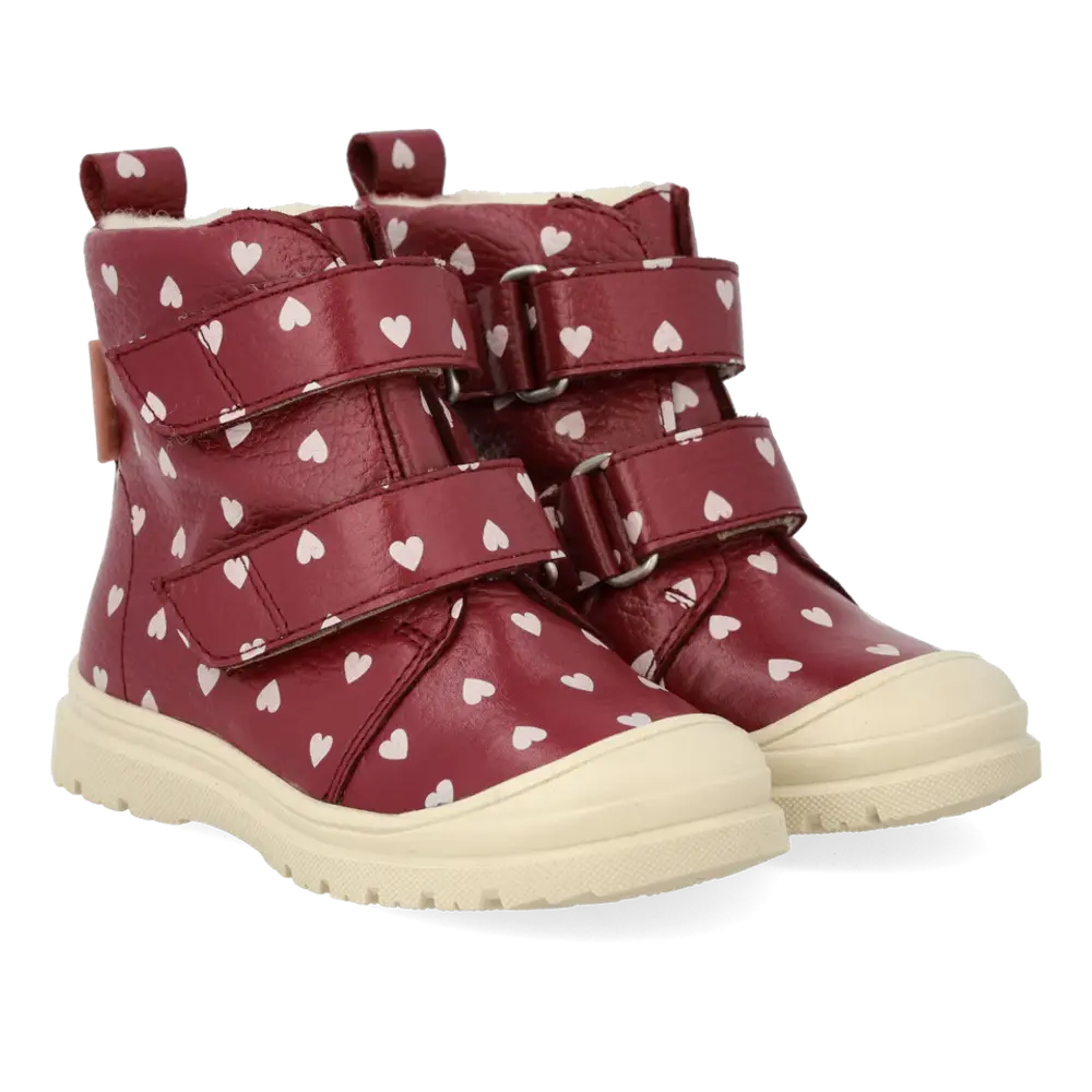 Vandafvisende TEX-støvle med hjerteprint - 3951 - 28
