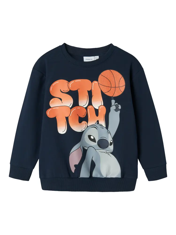 Ant Stitch Sweatshirt - Navy Blazer - 104