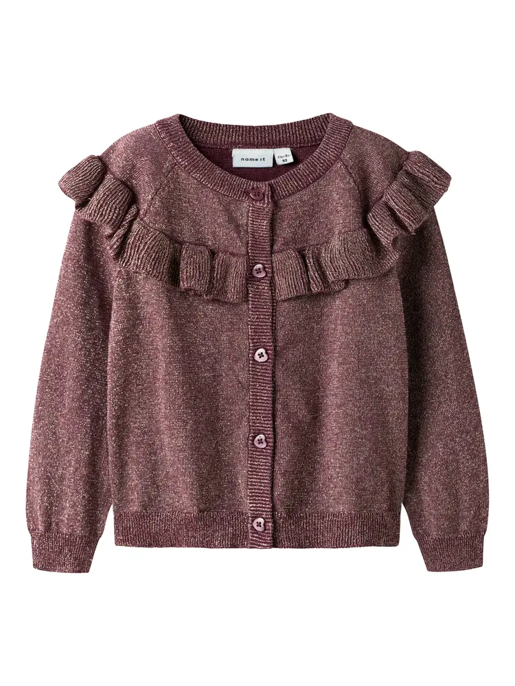 Refraja Strikket Cardigan - Burgundy - 92