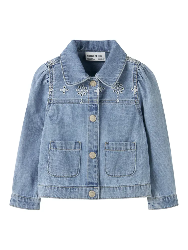 Harper Denim Jakke - Light Blue Denim - 116