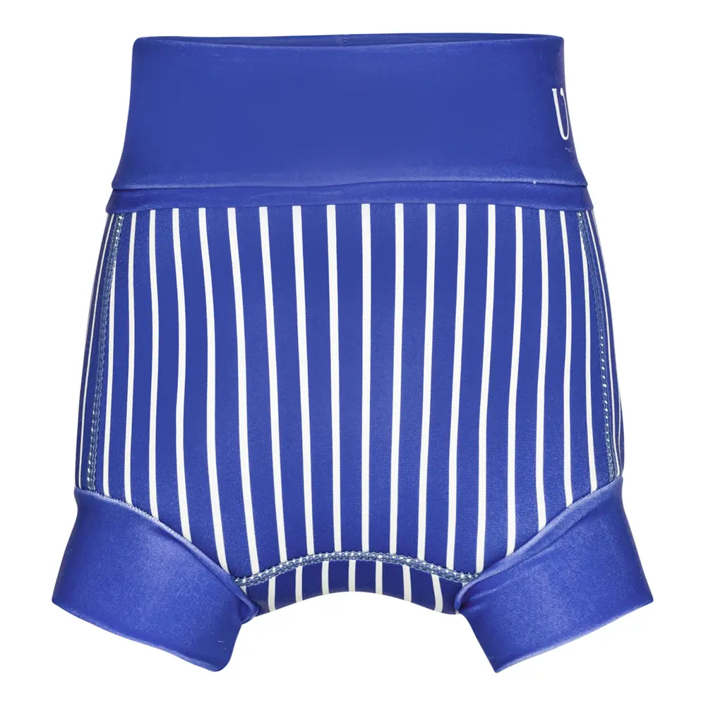 Badeble - Neopren - Azure - Striped - AZURE BLUE - 3-4 ÅR