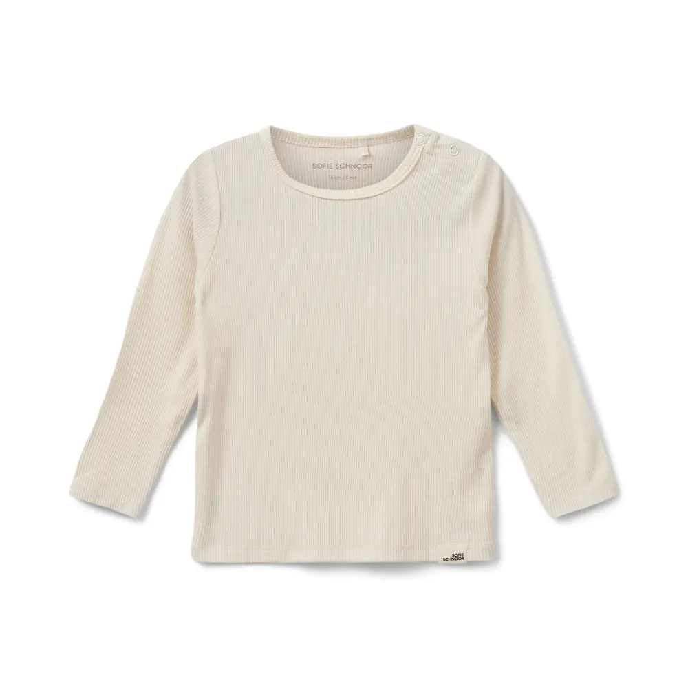 Petricia Langærmet T-Shirt - Off White - 86