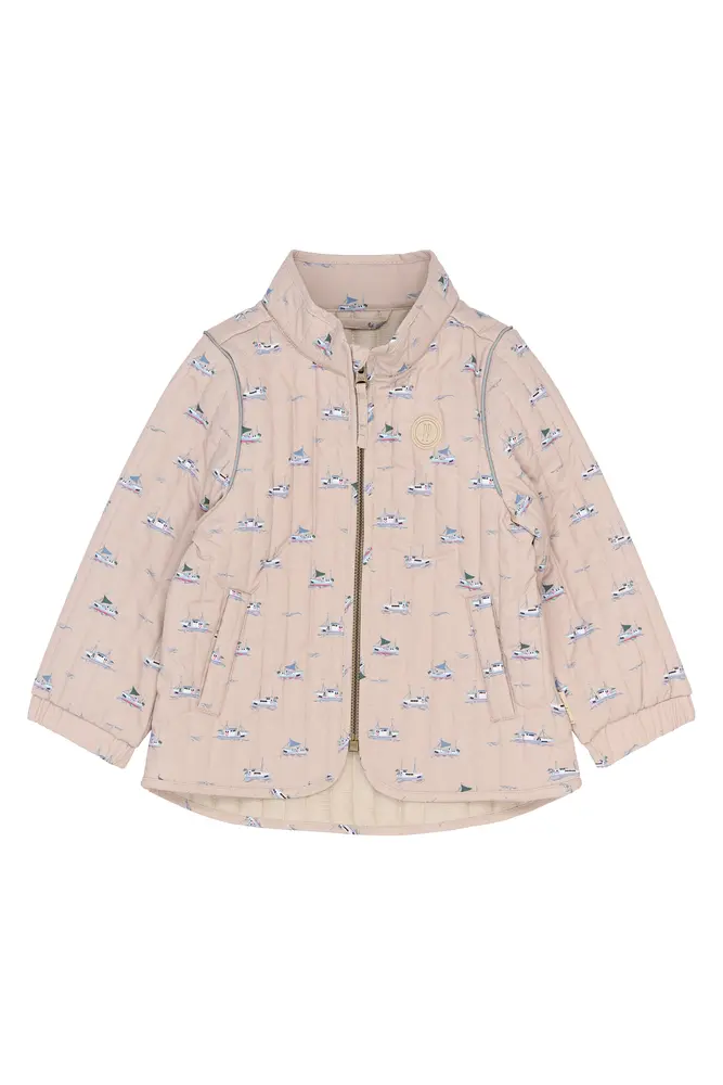 Ever Termo Jakke - Oxford Tan Boat AOP - 104 CM