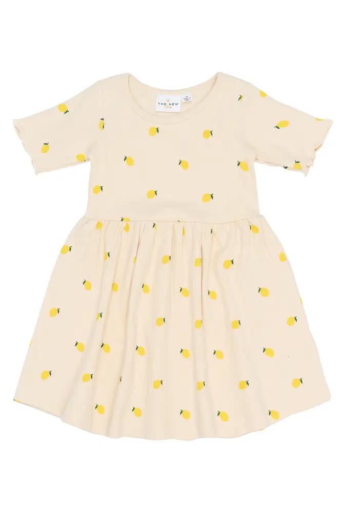 Smilla Rib Kjole - Gardenia - 104