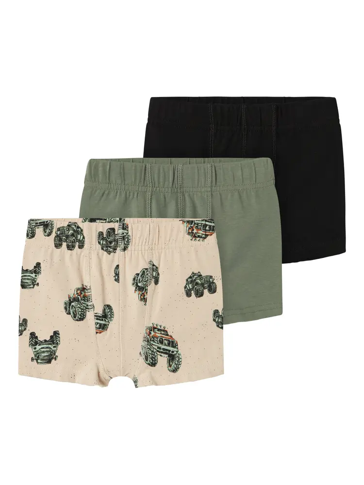 Boxer Shorts 3P Monster Truck - Peyote - 110