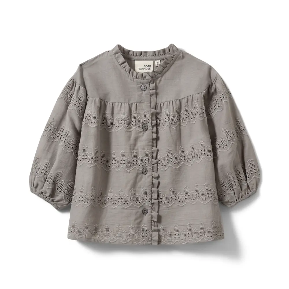 Aylin Bluse - Stone Grey - 74
