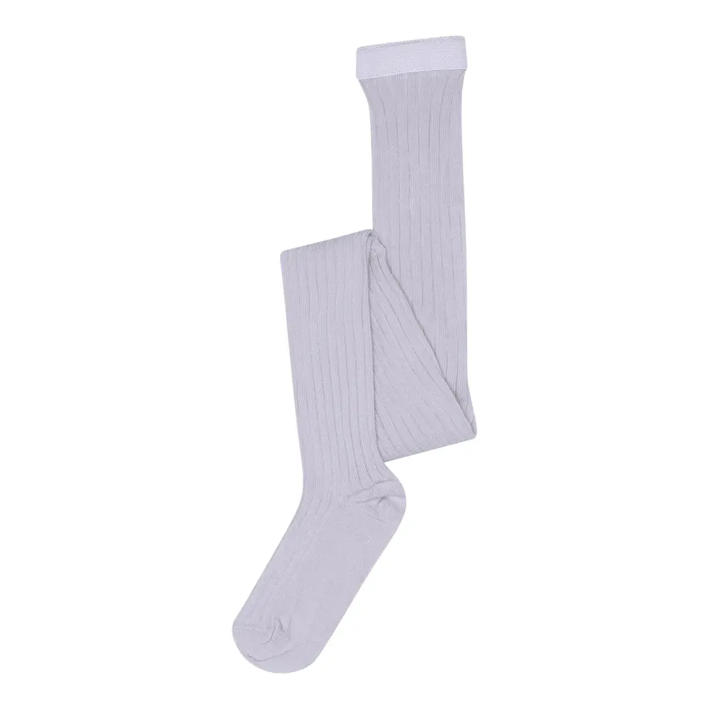 MP Denmark Basic Rib Strømpebukser - Lavender Sky - 60