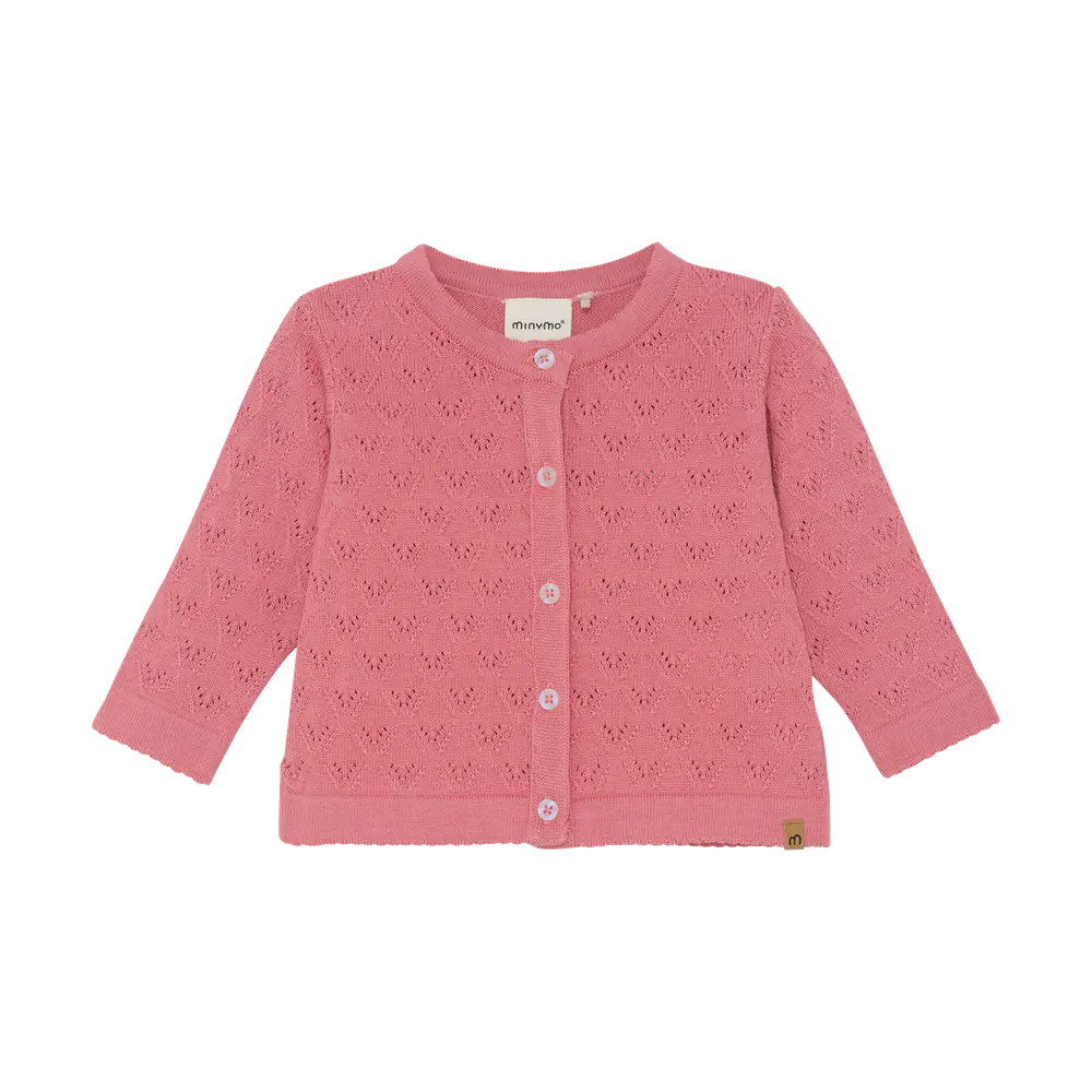 Strikket Cardigan - Brandied Apricot - 92