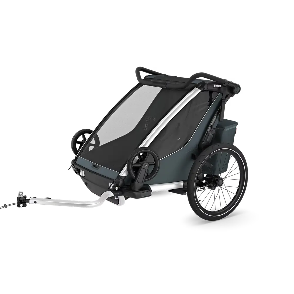 Thule Chariot Cross 2 Double Cykelvogn - Dark Slate