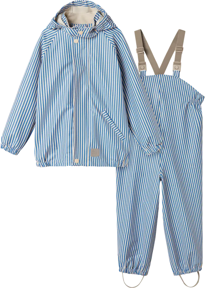 Oddy Regnsæt - Blue Stripe - 92/98