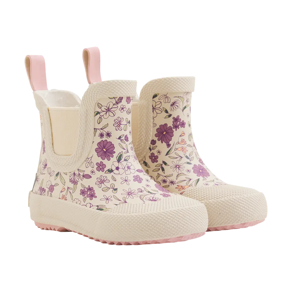 Gummistøvler m. Print Korte - Misty Rose - 25