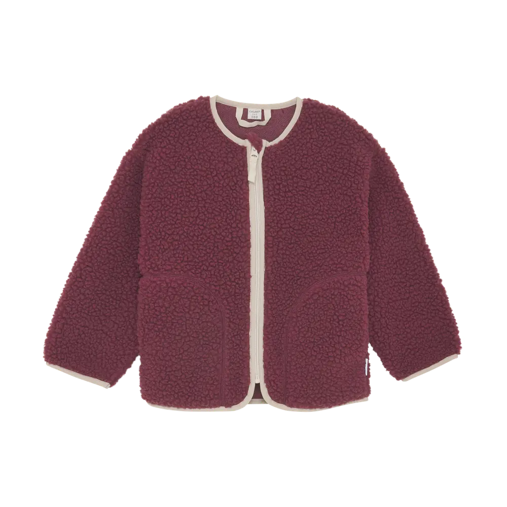Teddy Fleece Jakke - Hawthorn Rose - 100