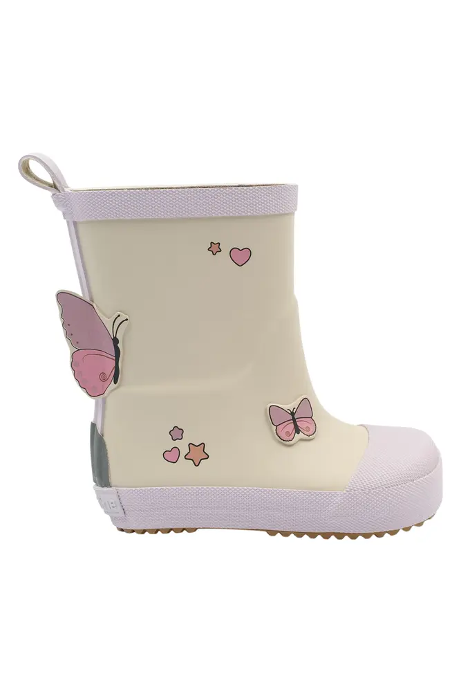 Gummistøvle Sommerfulg - Barefoot - Oyster Gray - 31