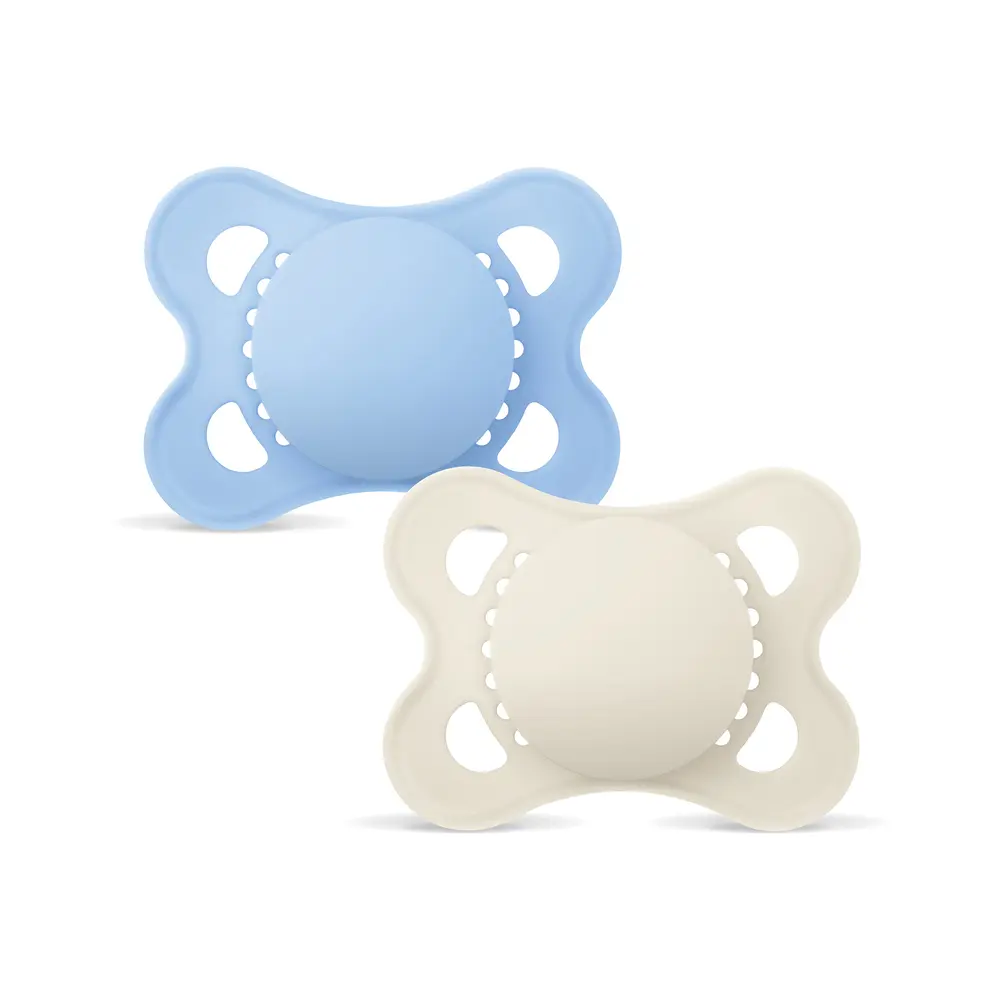 Original Silk 0-6m 2-pk V Blue Unprint