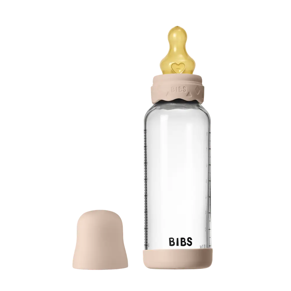 Glass boheme baby bottle latex 240 ml blush