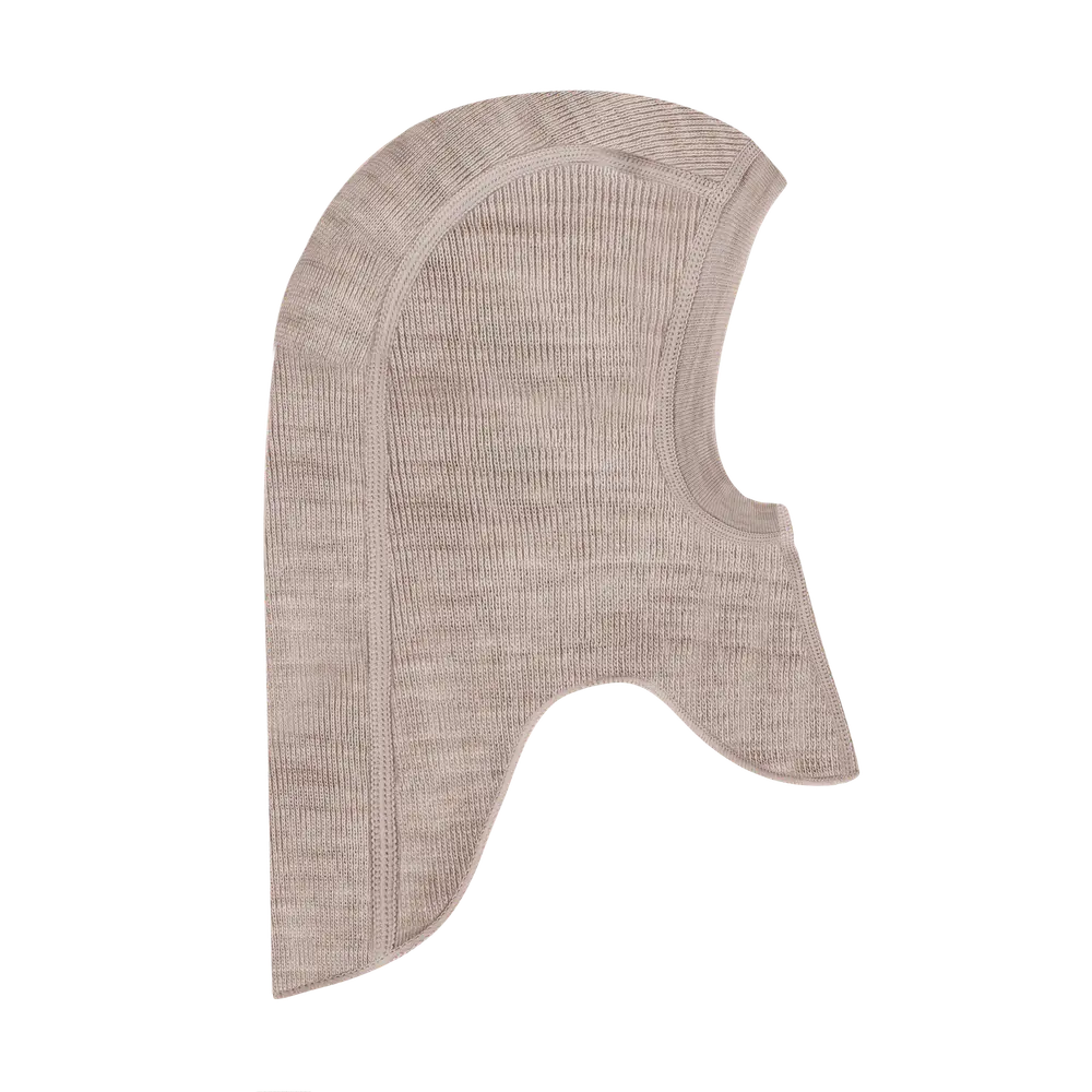 BeKids Uld Elefanthue - Mocha Meringue Melange - 80