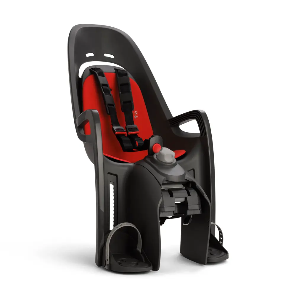 Hamax Zenith Relax Cykelsæde - Dark Grey/Red