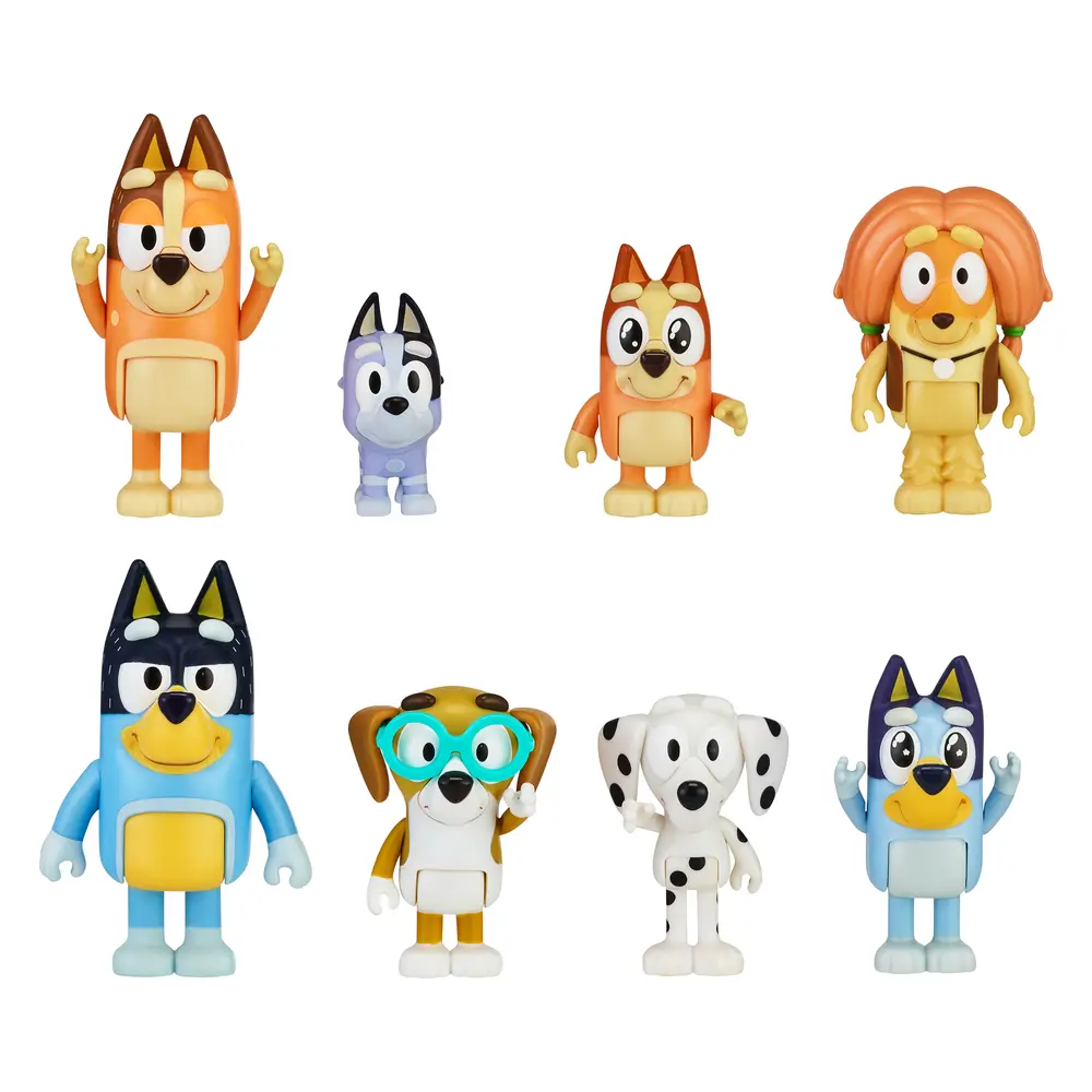 Bluey Figurer 8 figurer pk.